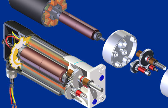 Wir bauen individuelle Elektromotoren und Getriebe